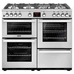 Belling Cookcentre 100G Gas Range Cooker Stainless Steel